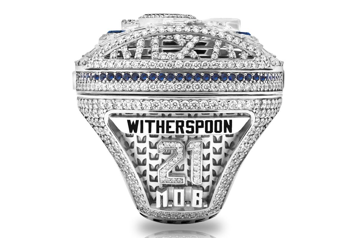 Seattle Seahawks Super Bowl ring for 2025 season.