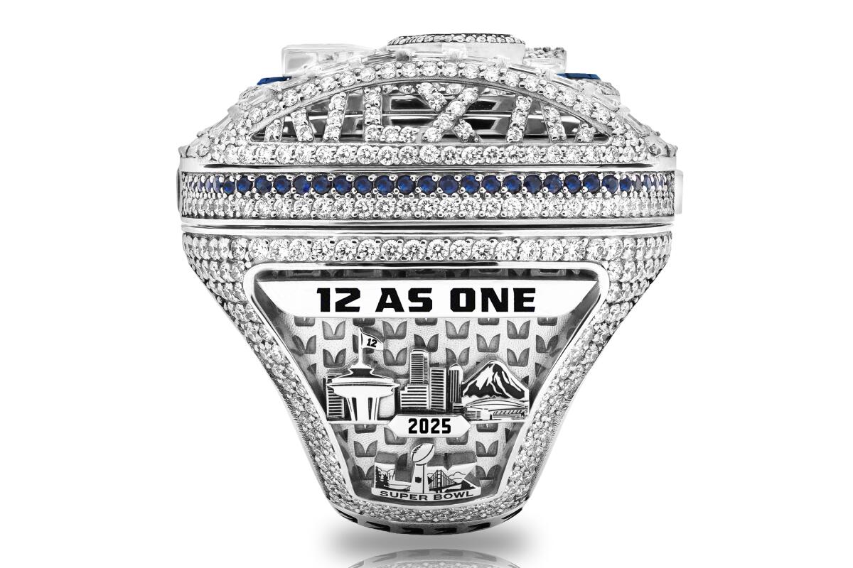 Seattle Seahawks Super Bowl ring for 2025 season.