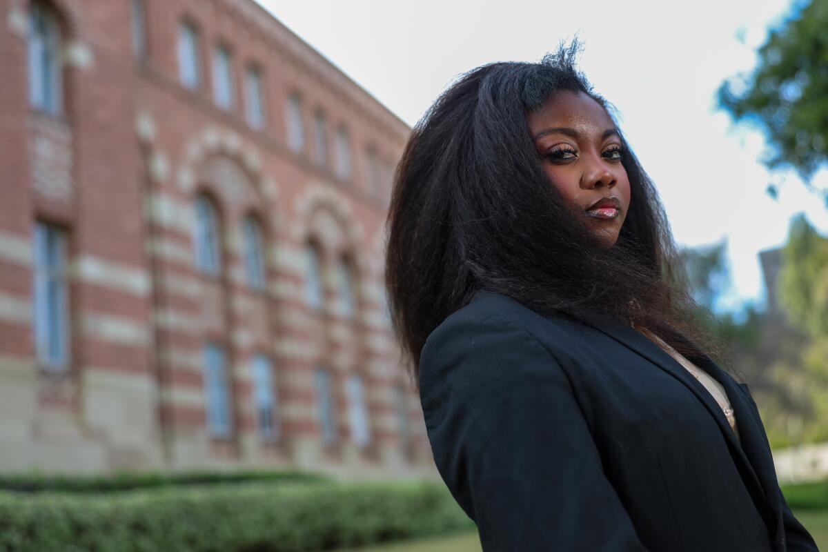 UCLA student Titi Olotu took an online class featuring unusual AI monitoring.