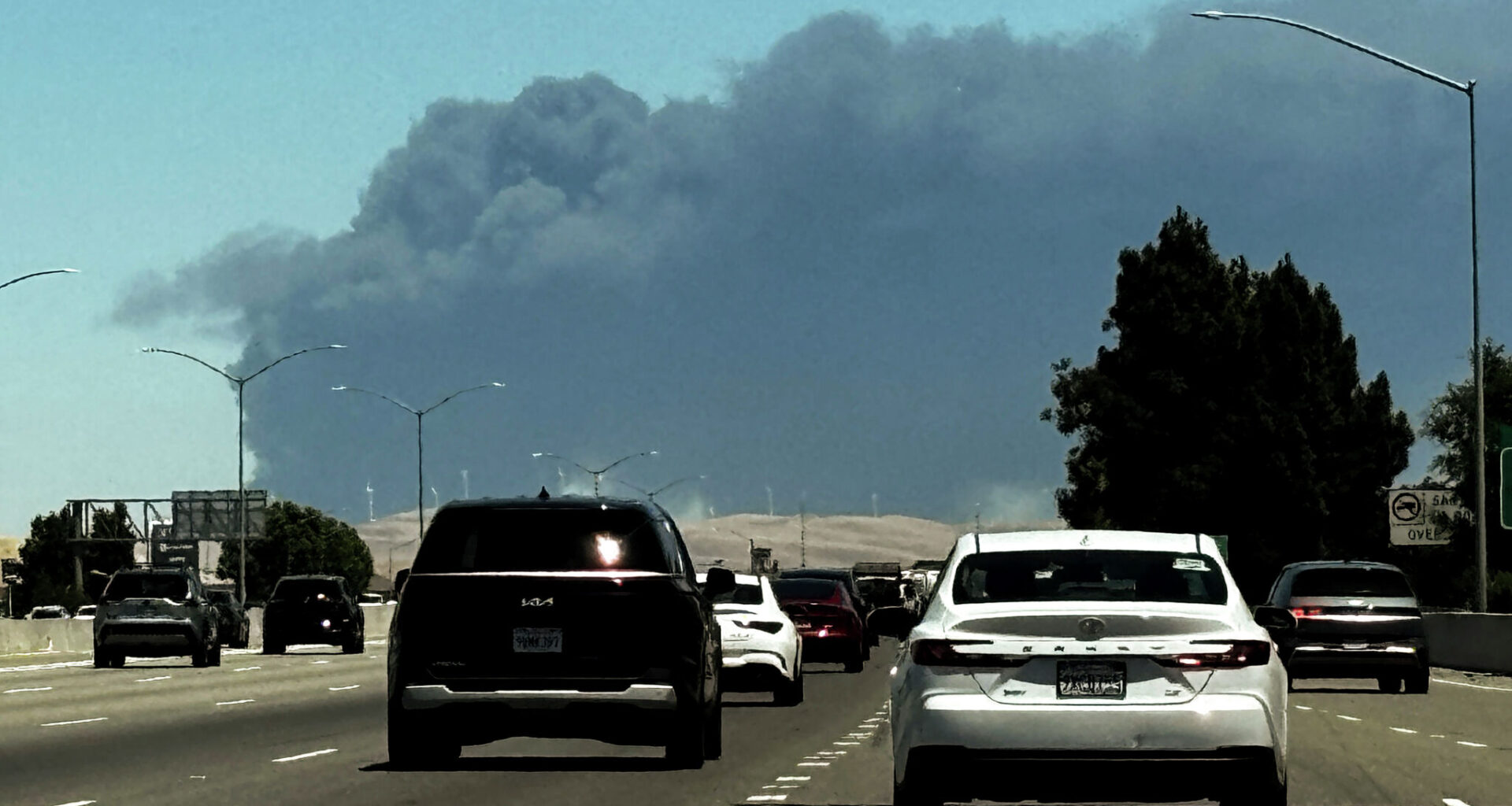 Massive Tracy warehouse fire raises toxic smoke concerns