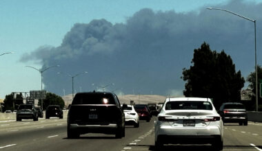 Massive Tracy warehouse fire raises toxic smoke concerns