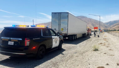 California trucker stranded by the Grapevine after skirting CHP scale