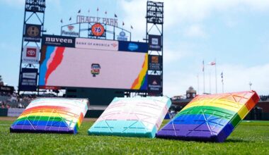 San Francisco Giants host gay couples renewing vows with drag queen in virtue-signaling Pride Night ceremony