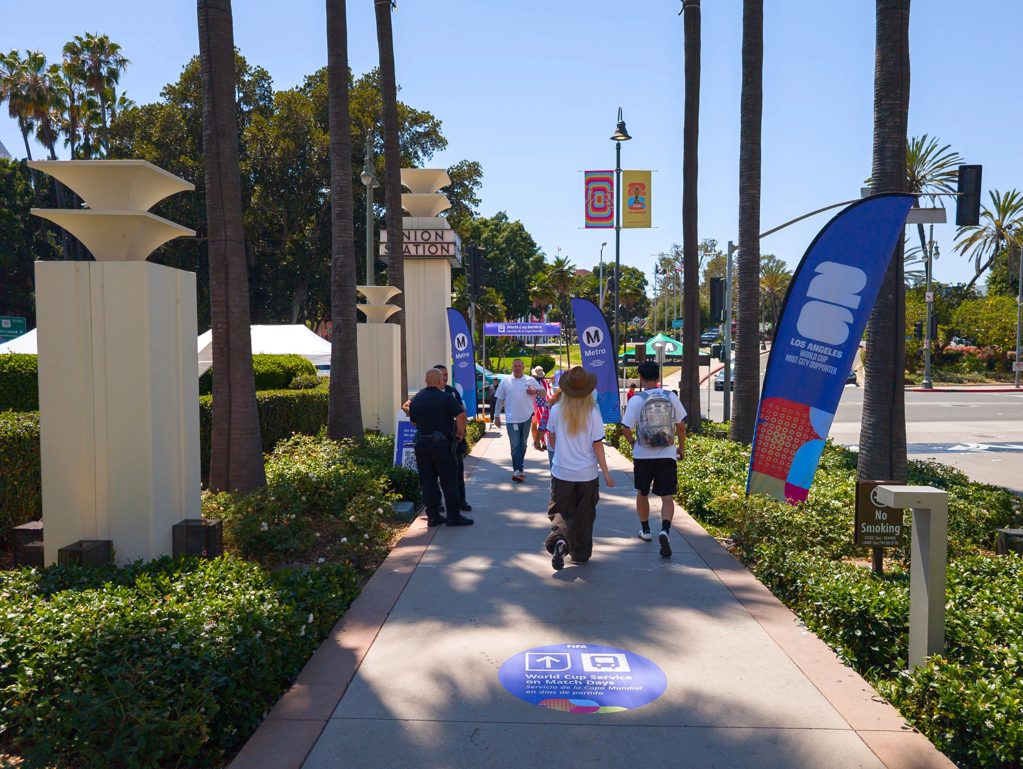 World Cup bus service at Union Station