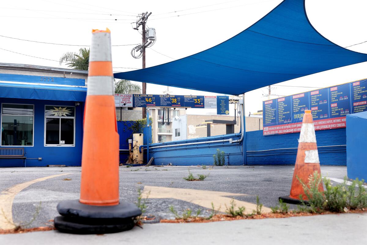 The Overland Car Wash permanently closed due to the ICE raids in Los Angeles.