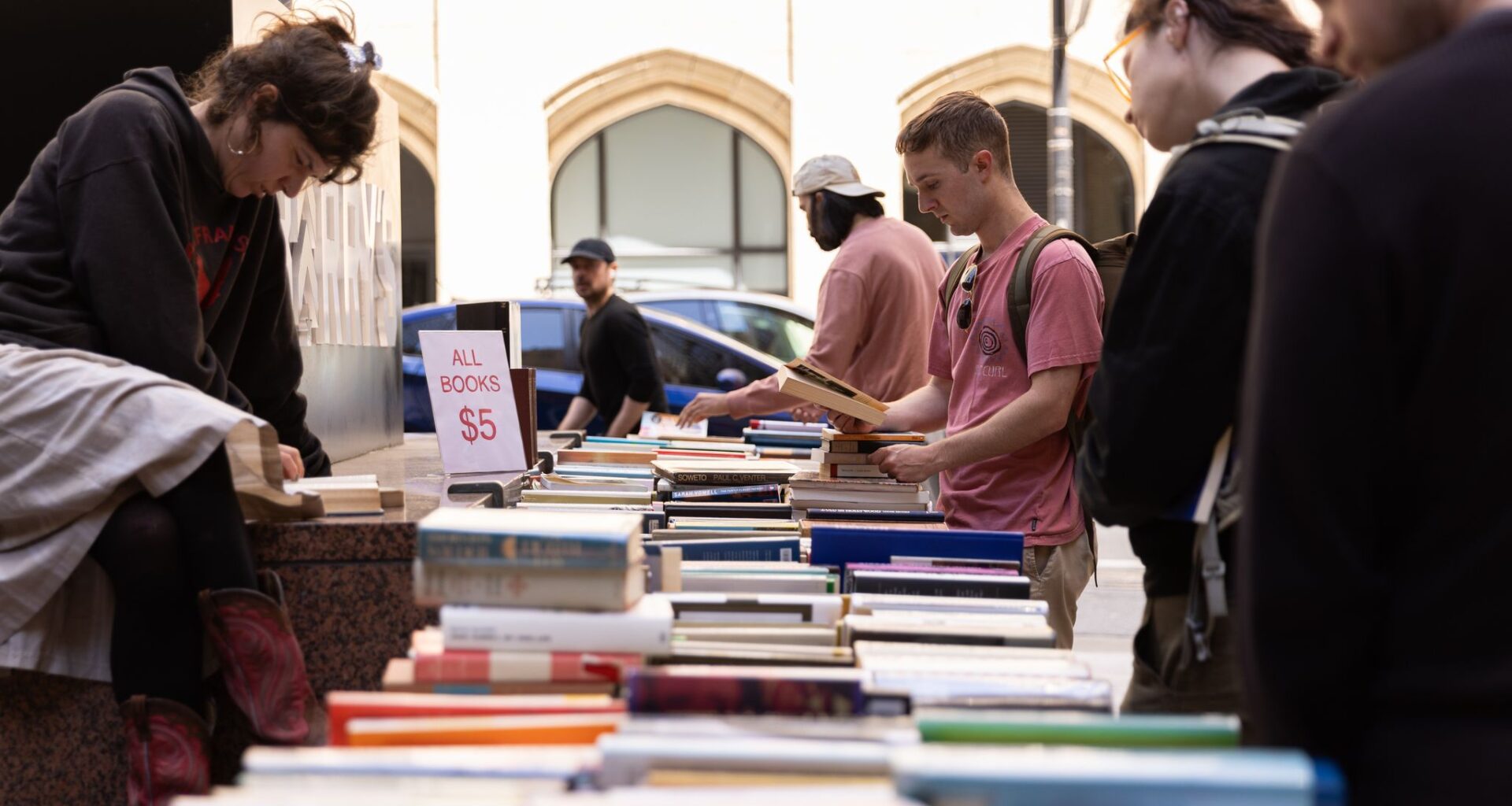 SF book fair takes to the streets with deals and steals for $5