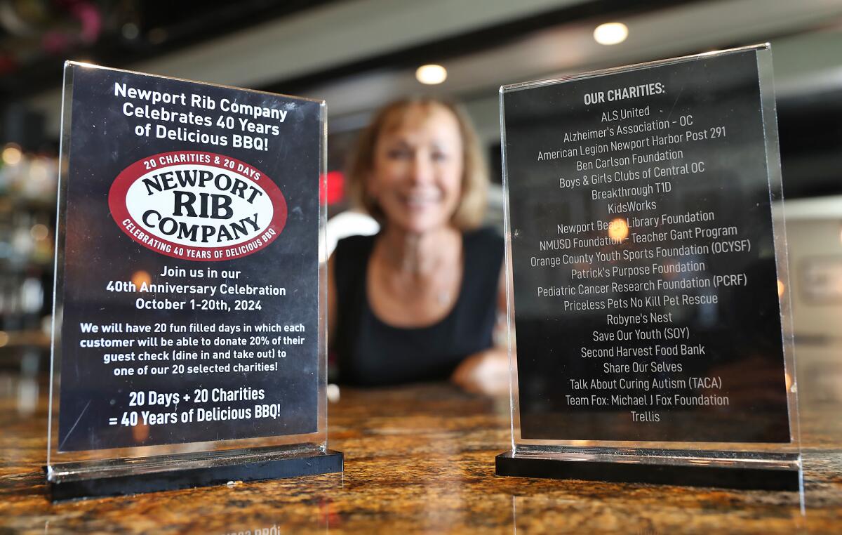 Treat Dad to Newport Rib Company, a longtime BBQ restaurant in Costa Mesa.