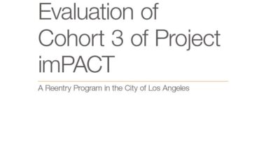 Evaluation of Cohort 3 of Project imPACT: A Reentry Program in Los Angeles