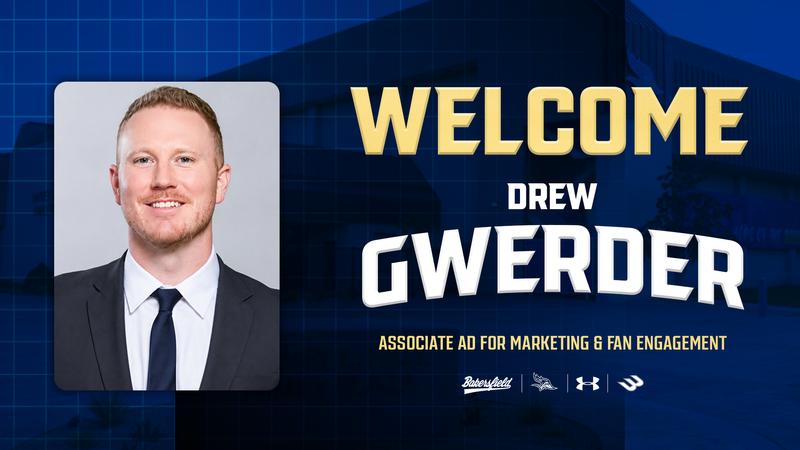 CSUB Athletics Hires Drew Gwerder to Lead Marketing and Fan Engagement