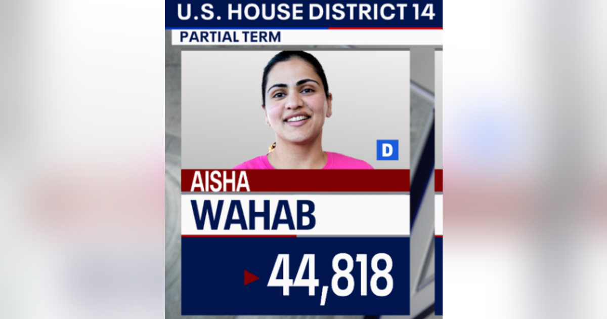 Democrat Aisha Wahab advances in California special election to replace former US Rep. Eric Swalwell