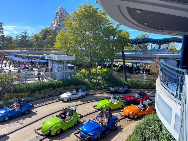 Autopia in Tomorrowland at Disneyland in Anaheim, CA, on Wednesday, August 10, 2022. (Photo by Jeff Gritchen, Orange County Register/SCNG)