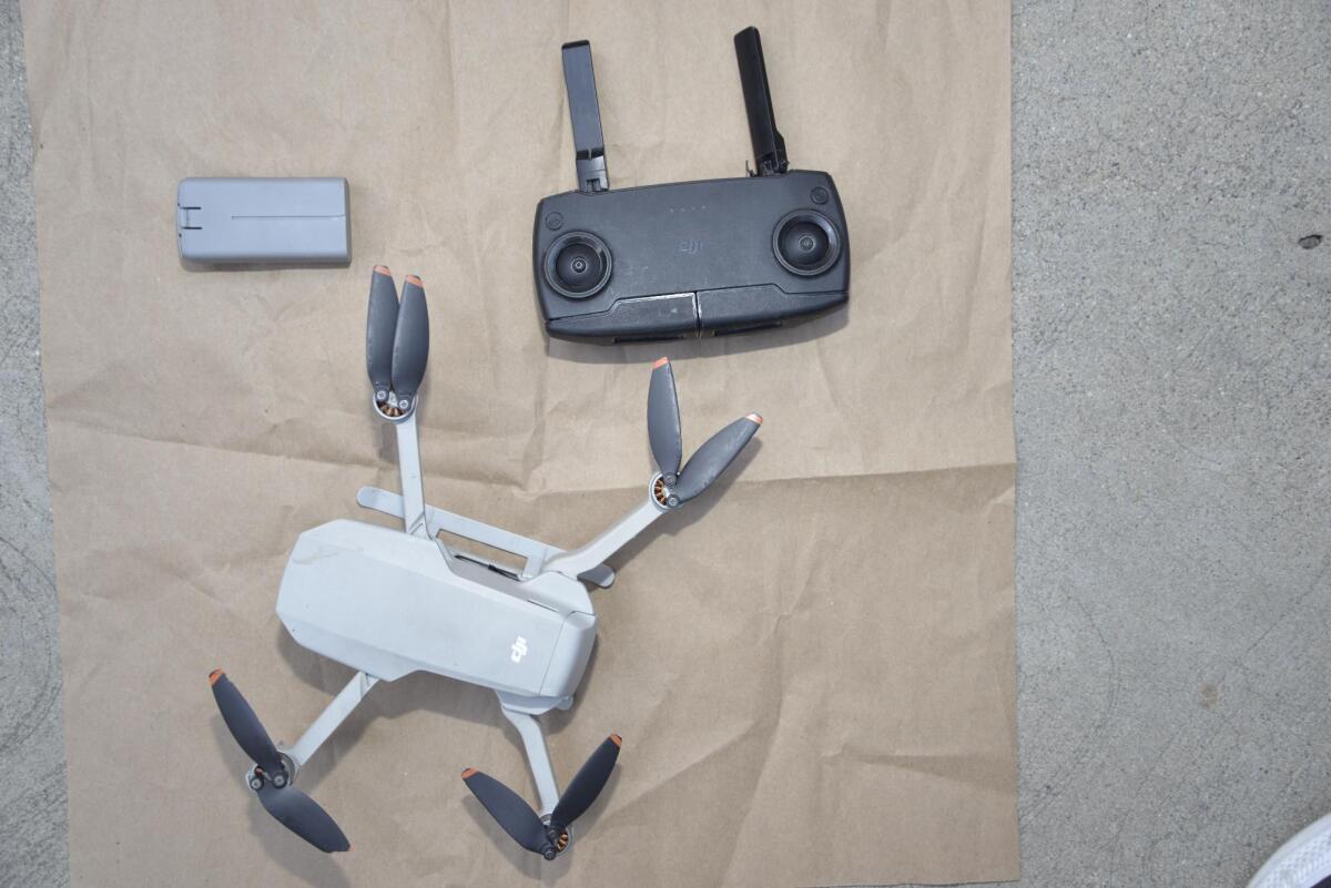 Drones seized at SoFi Stadium and the L.A. Coliseum.