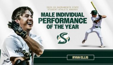 BASEBALL’S RYAN ELLIS IS RECIPIENT OF SACRAMENTO STATE’S MALE INDIVIDUAL PERFORMANCE OF THE YEAR