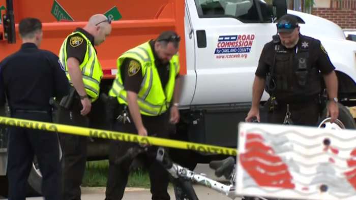 Cyclist killed in crash involving Oakland County Road Commission vehicle in Ferndale