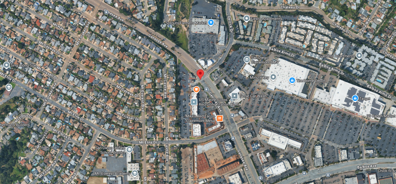 Clairemont Police activity 6/18/2026