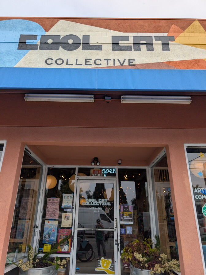 Exterior of the shop, Cool Cat Collective