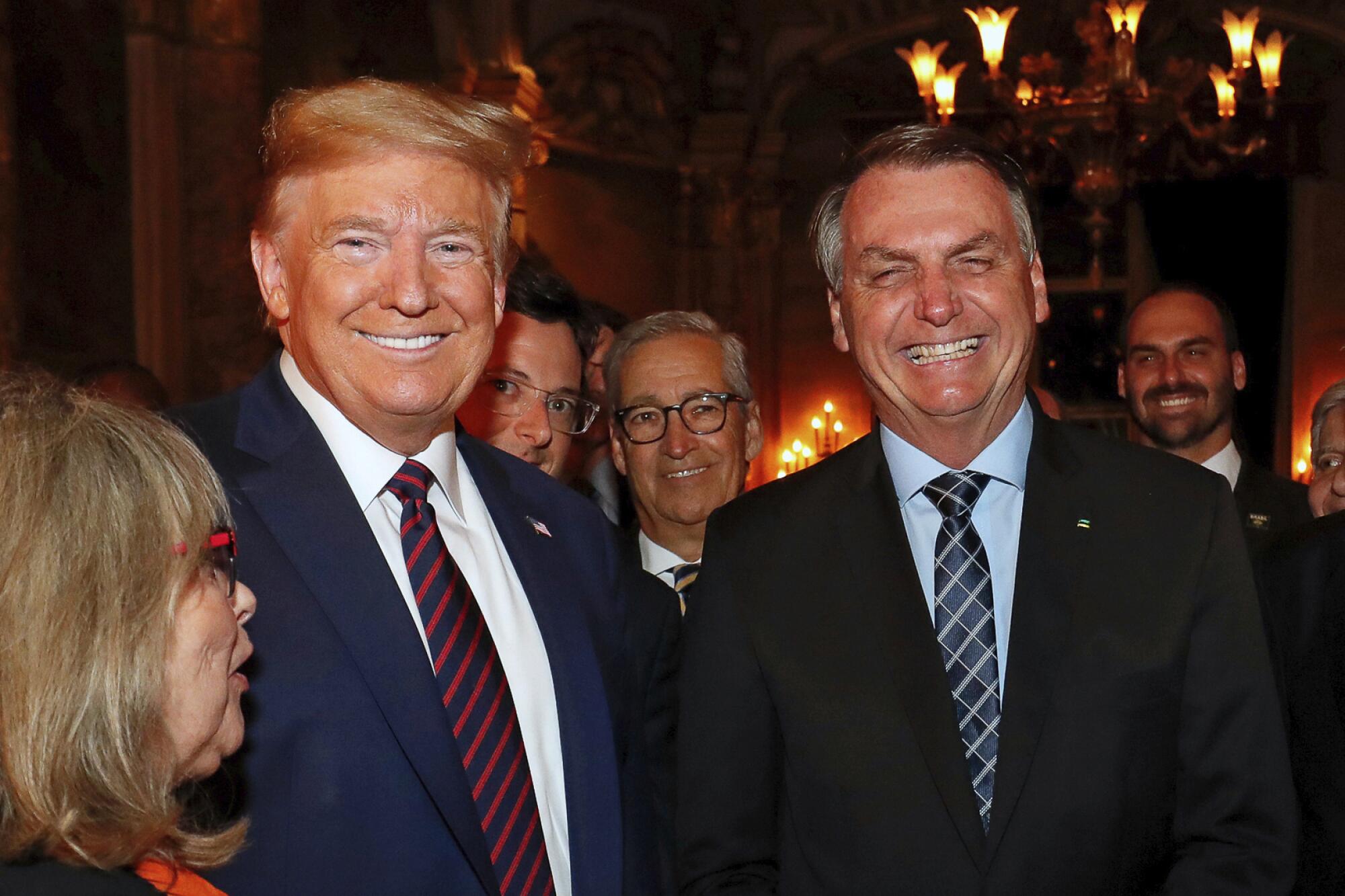 President Trump and Brazil President Jair Bolsonaro in 2020.