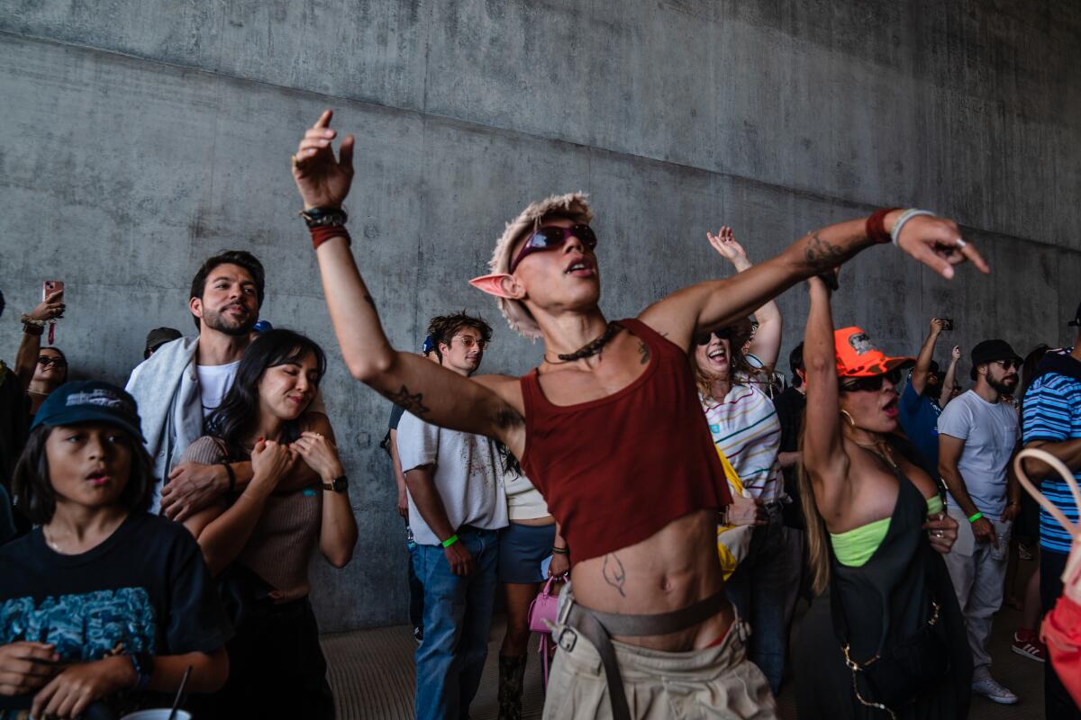 People dance