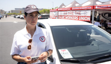 California rideshare drivers join counterparts in unionization push