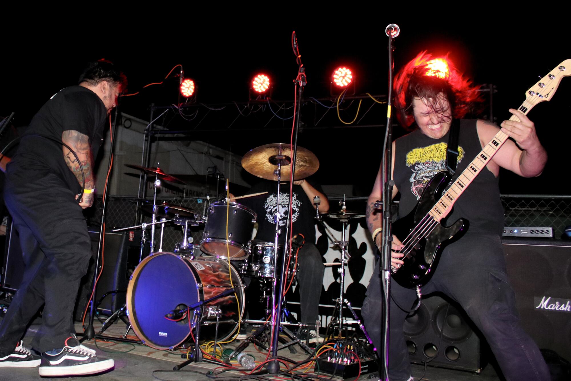 San Bernardino hardcore band Big Ass Truck performs in Pomona