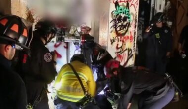 Elevator shaft rescue at abandoned San Jose psychiatric hospital