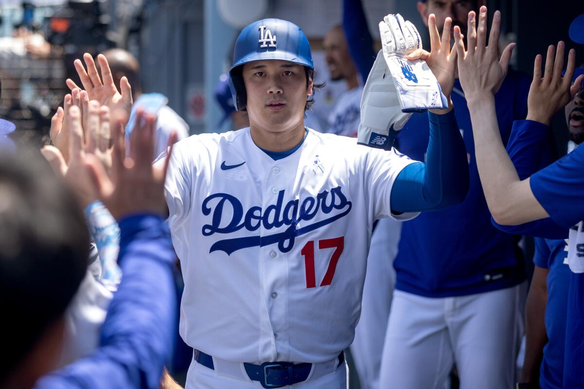 Los Angeles Dodgers pitcher Shohei Ohtani 