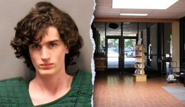 Suspected California library gunman influenced by Columbine shooting and wore matching shirt, officials say