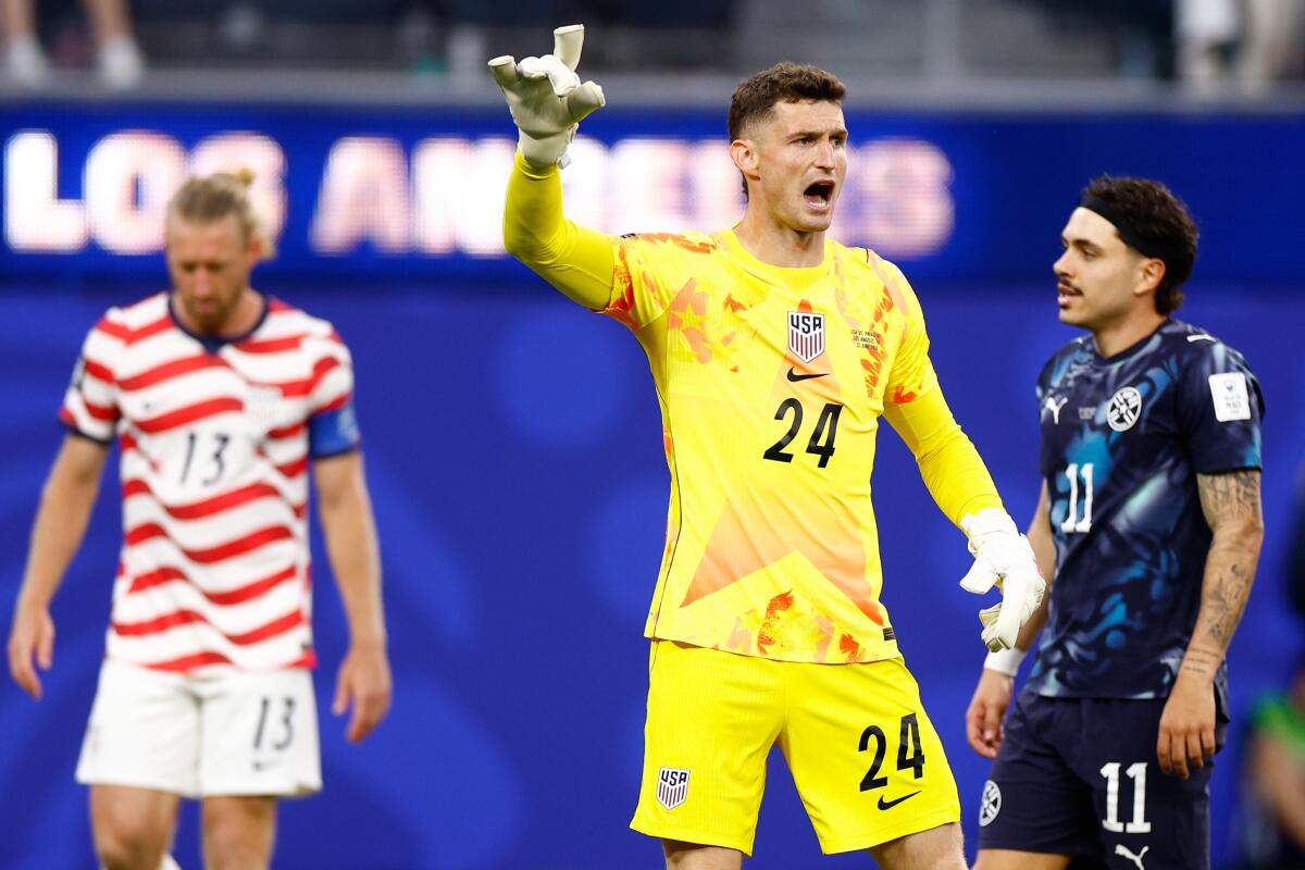 United States goalkeeper Matt Freese.