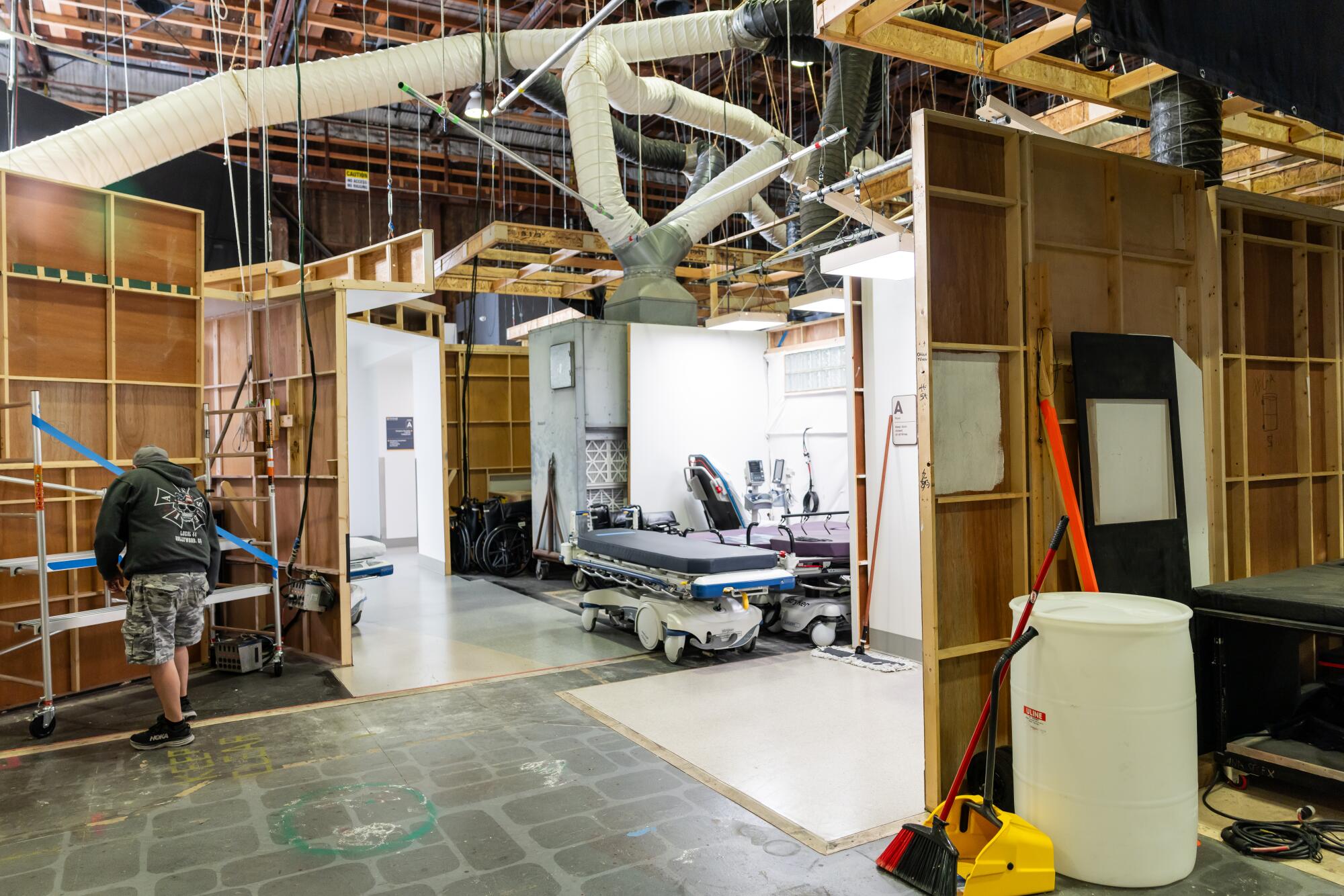 Inside the soundstage where HBO Max TV hospital drama, "The Pitt,"
