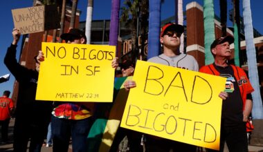 San Francisco Giants fans protest and shame Christian pitchers for Bible verses on Pride Night caps