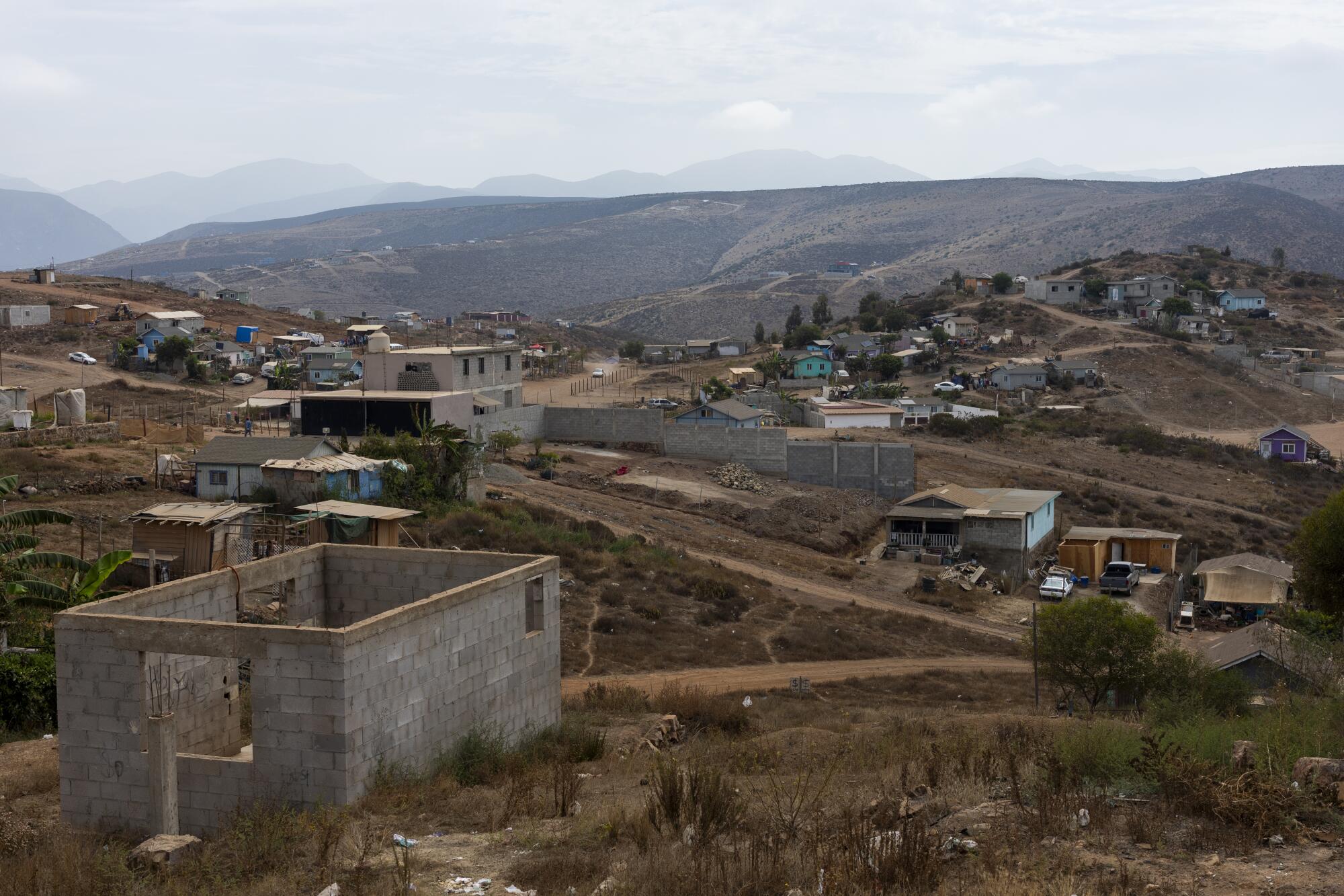 The hills around El Maneadero on Tuesday, June 23, 2026 in Ensenada.