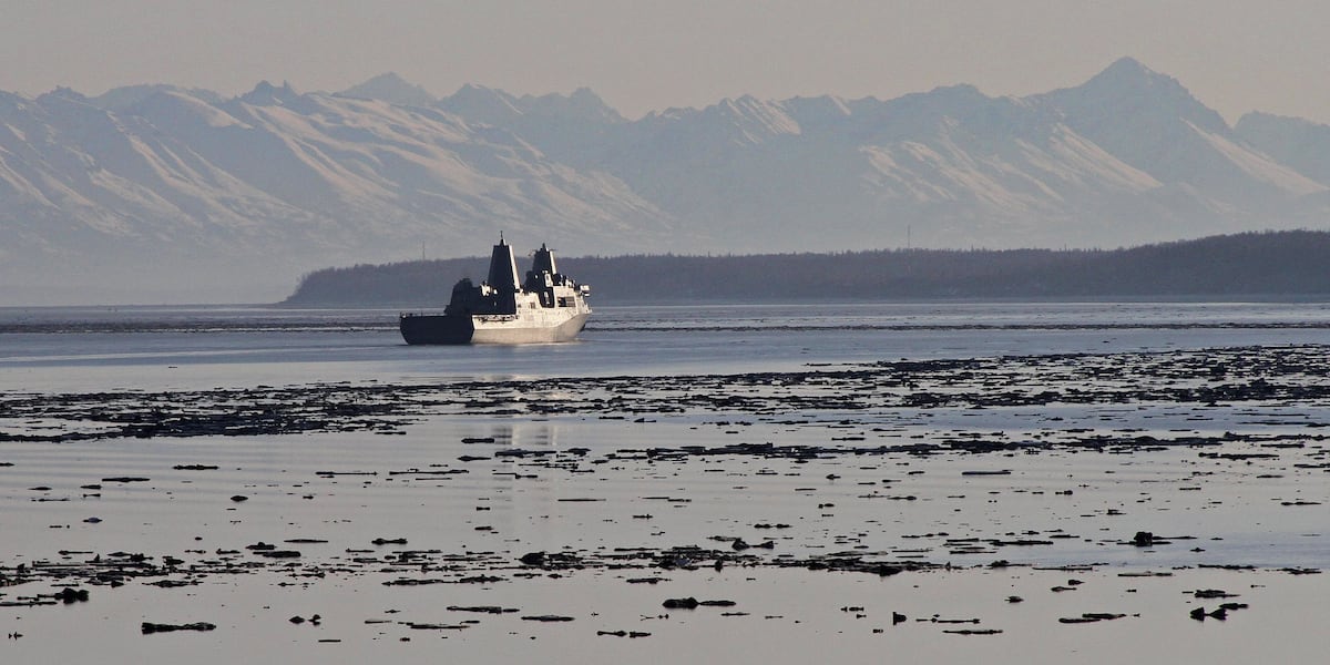 The military is searching for a US Marine missing off the coast of California