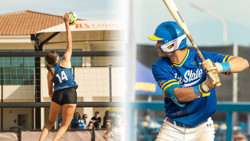 Kaelin, Mascaro Named Big West Scholar Athletes of the Year