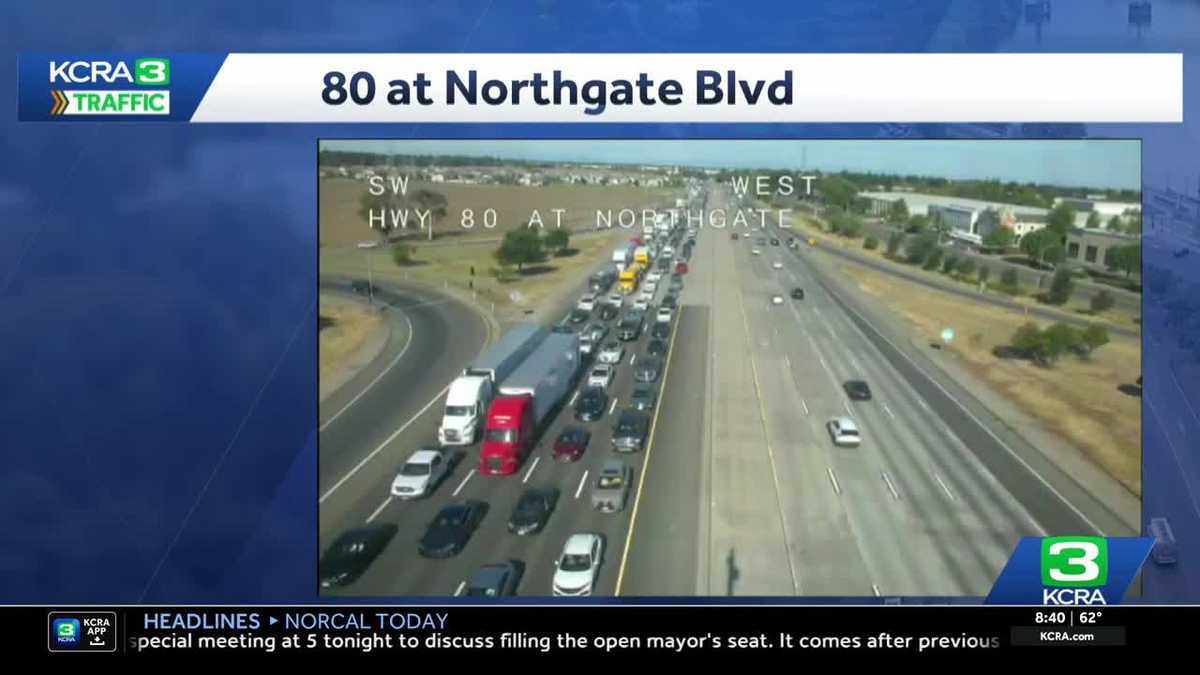 Motorcyclist dies in Interstate 80 crash in Sacramento; major traffic delays reported