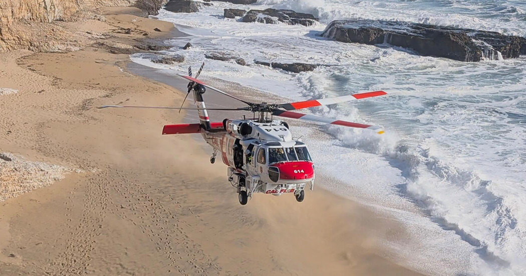 Large Waves Sweep Napping Beachgoers in California Into the Sea