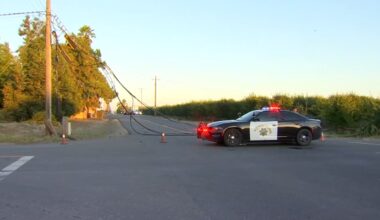 Power lines down in Fresno County due to crash, CHP says