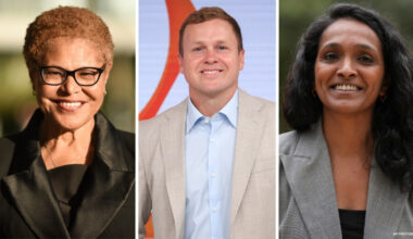 1st look at election results in LA mayor race