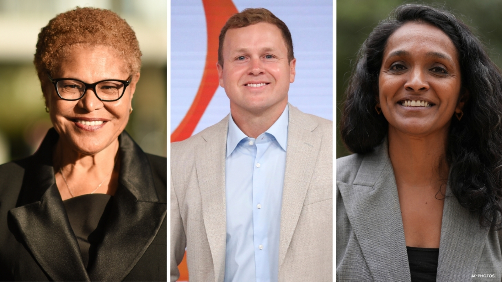 1st look at election results in LA mayor race