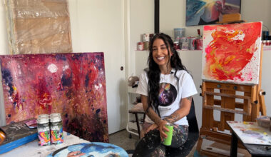 Local artist donates sapphic-inspired design for Pride Month t-shirt