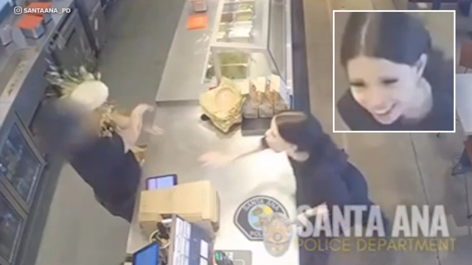 Samantha Salomon, 18, arrested after throwing food at Chipotle worker in Santa Ana