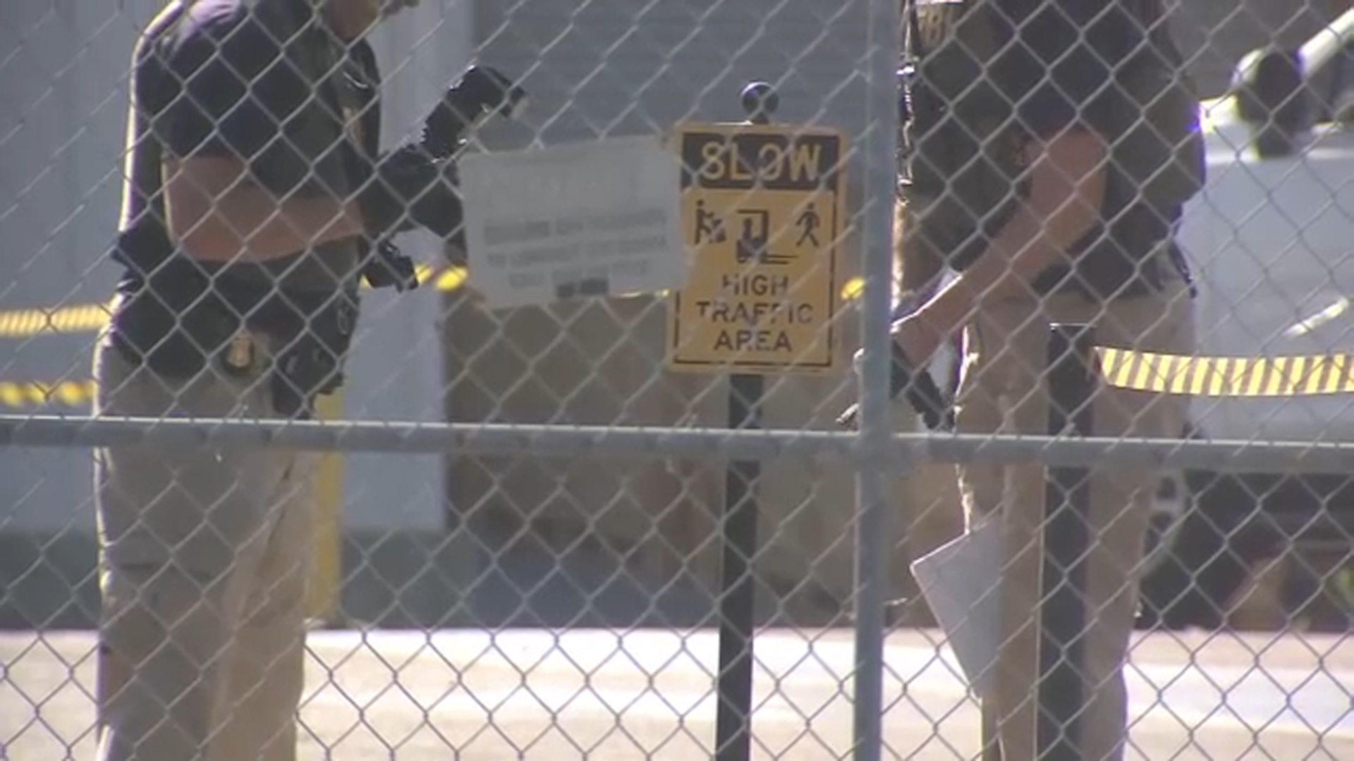 Search warrant being served at Garden Grove chemical plant