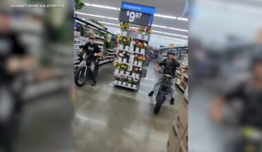 Teens caught on video riding e-bikes through aisles of Orange County Walmart