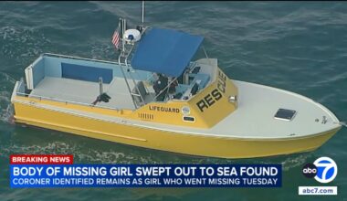 Body of missing 5-year-old girl recovered in Laguna Beach after she was swept into ocean with mother, brother amid dangerous surf