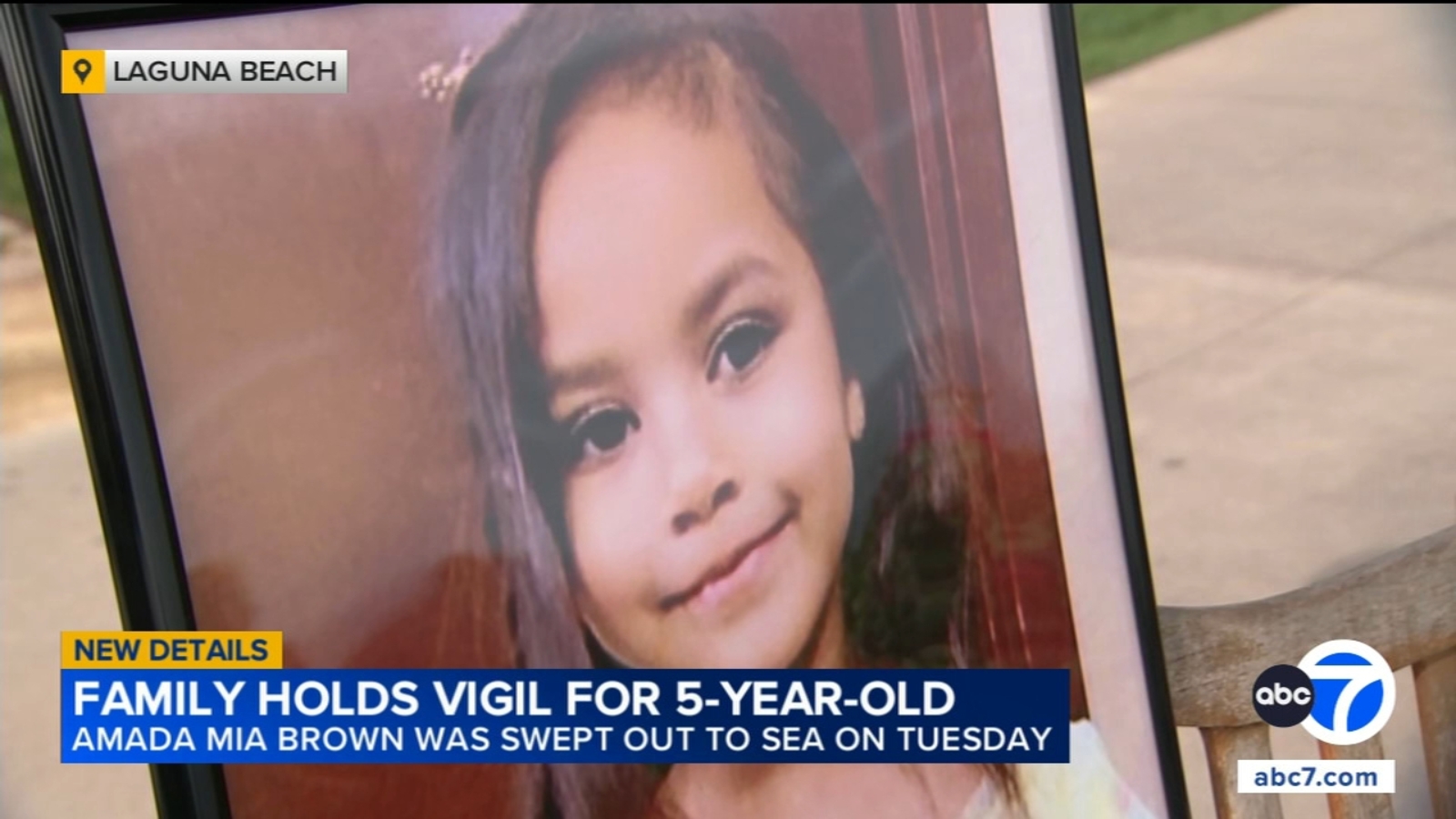 5-year-old girl swept into ocean identified as Amada Mia Brown after body recovered in Orange County