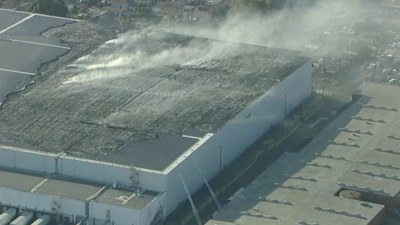 Firefighters get control of fire that erupted at a cold storage facility