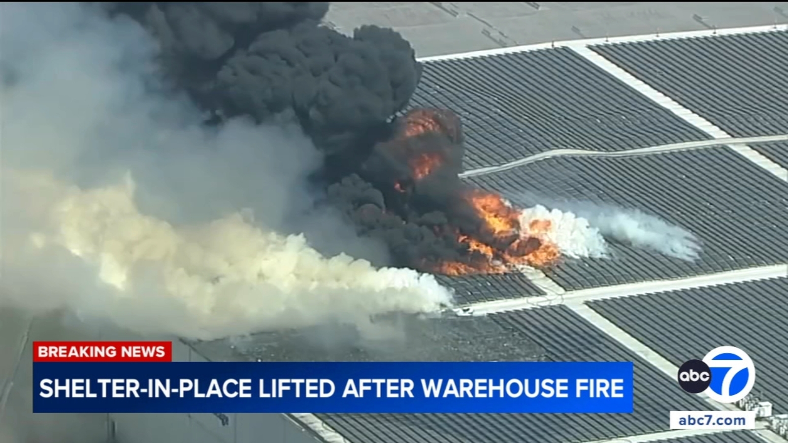 Boyle Heights warehouse continues to smolder; firefighters to stay overnight