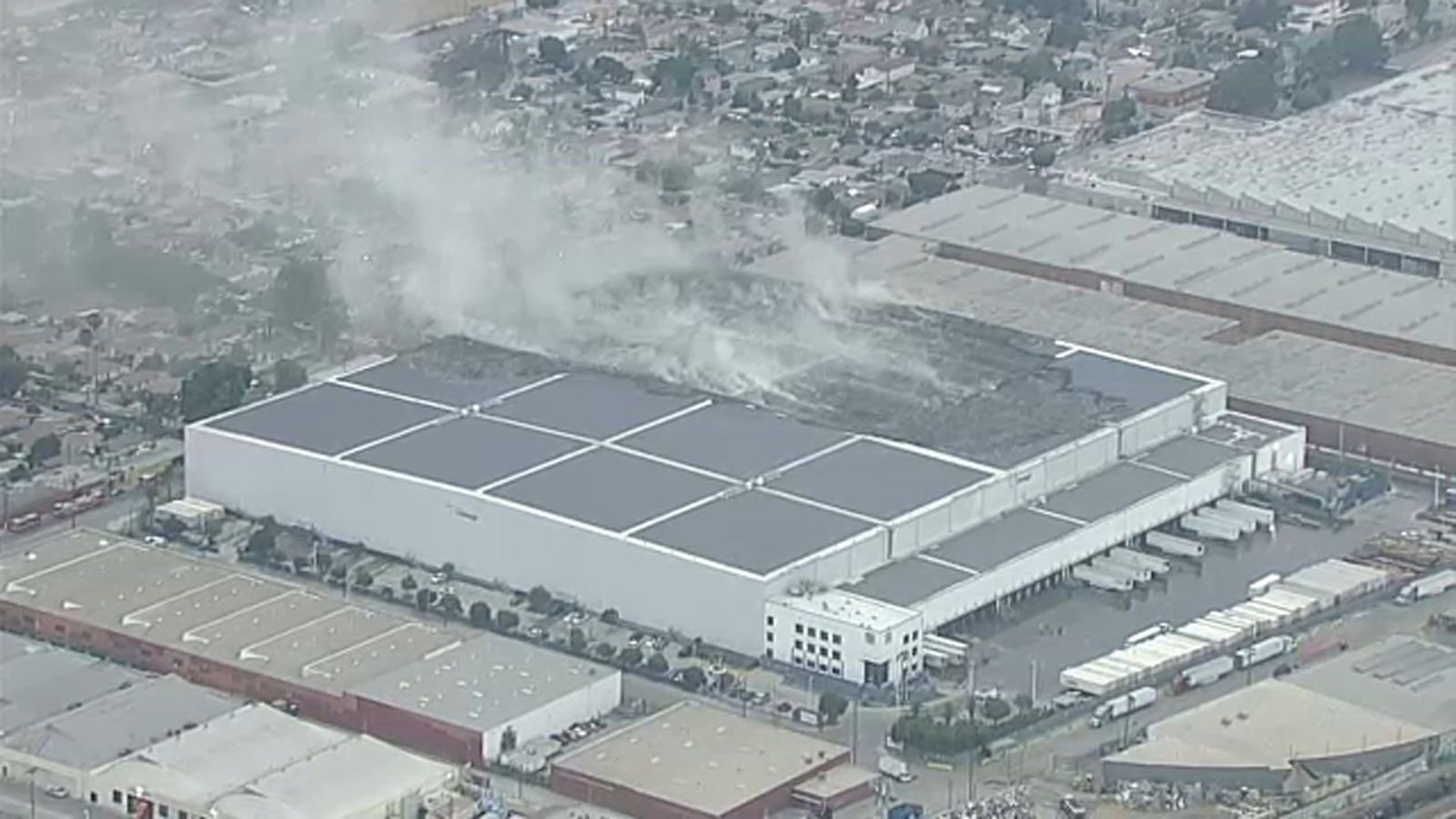 Boyle Heights warehouse fire: New shelter-in-place order issued in East Los Angeles area after massive fire, LAFD says