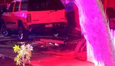 Suspect escapes multiple times during chase before crashing into southwest Fresno home, police say