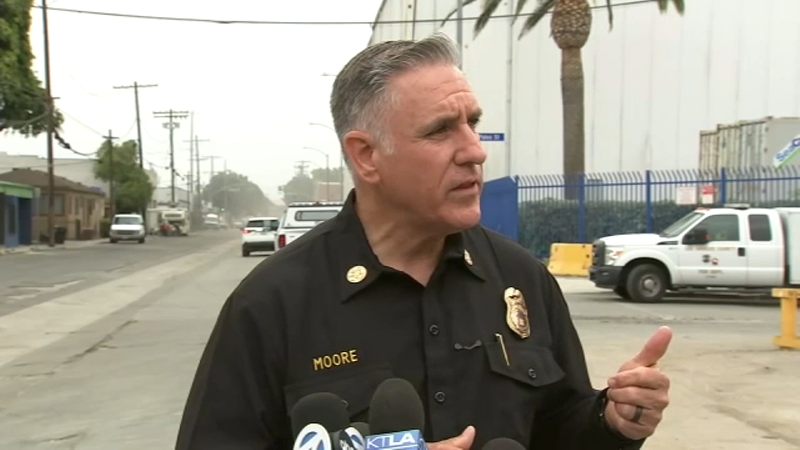 LAFD chief says air is safe to breathe in aftermath of warehouse fire