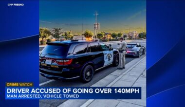 Driver arrested after allegedly speeding over 140 mph on Highway 168